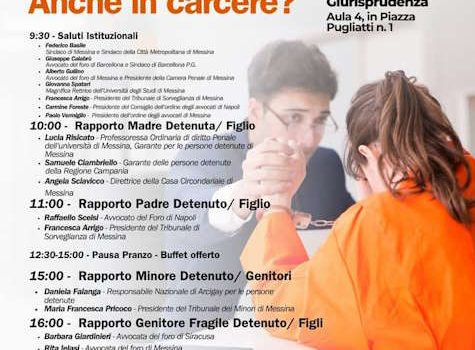 Radio Panorama partner e radio ufficiale dell’evento “Genitori e figli: anche in carcere?”. Un convegno a tema sul rapporto tra genitori detenuti e figli, organizzato da Arcigay Messina e associazione Cammino